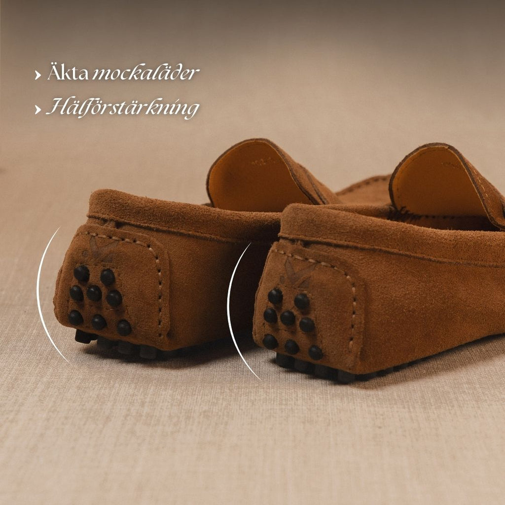 Classico - Premium driver-loafers i mocka för herrar, bild 3 av 20