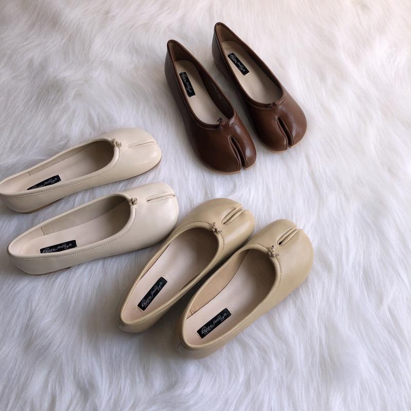 Platta ballerinor loafers tabi, bild 12 av 23