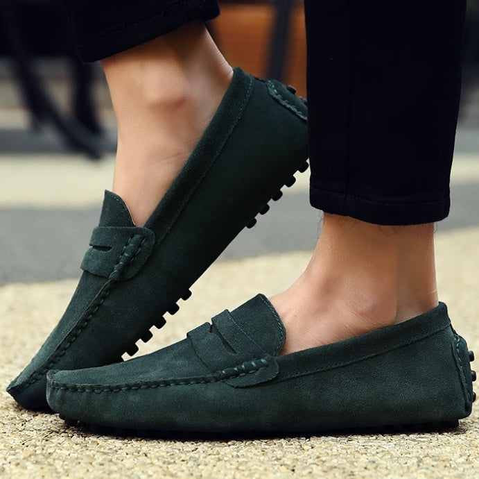 Mjuka loafers i mocka för herrar, bild 6 av 23