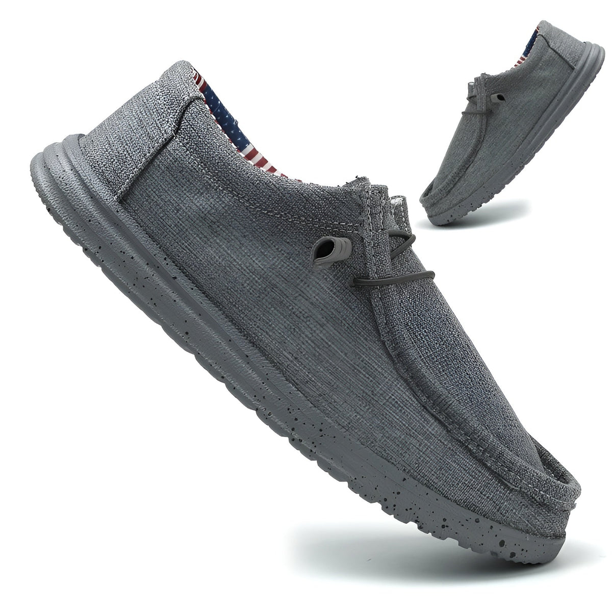 Sommarloafers i tyg för herr