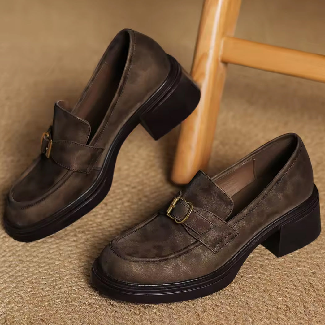Leopardmönstrad loafer i läder, bild 7 av 7