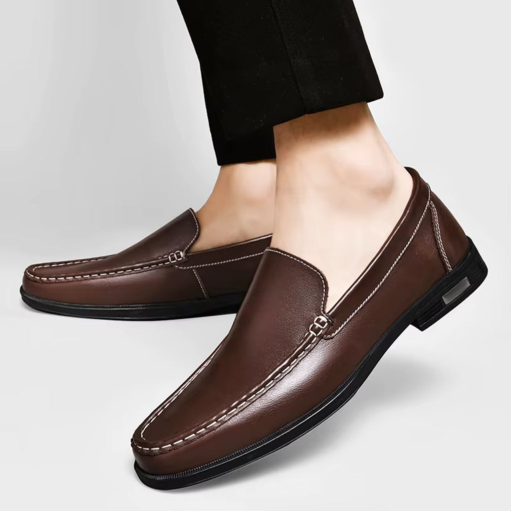 Casual loafer i läder för herr, bild 3 av 8