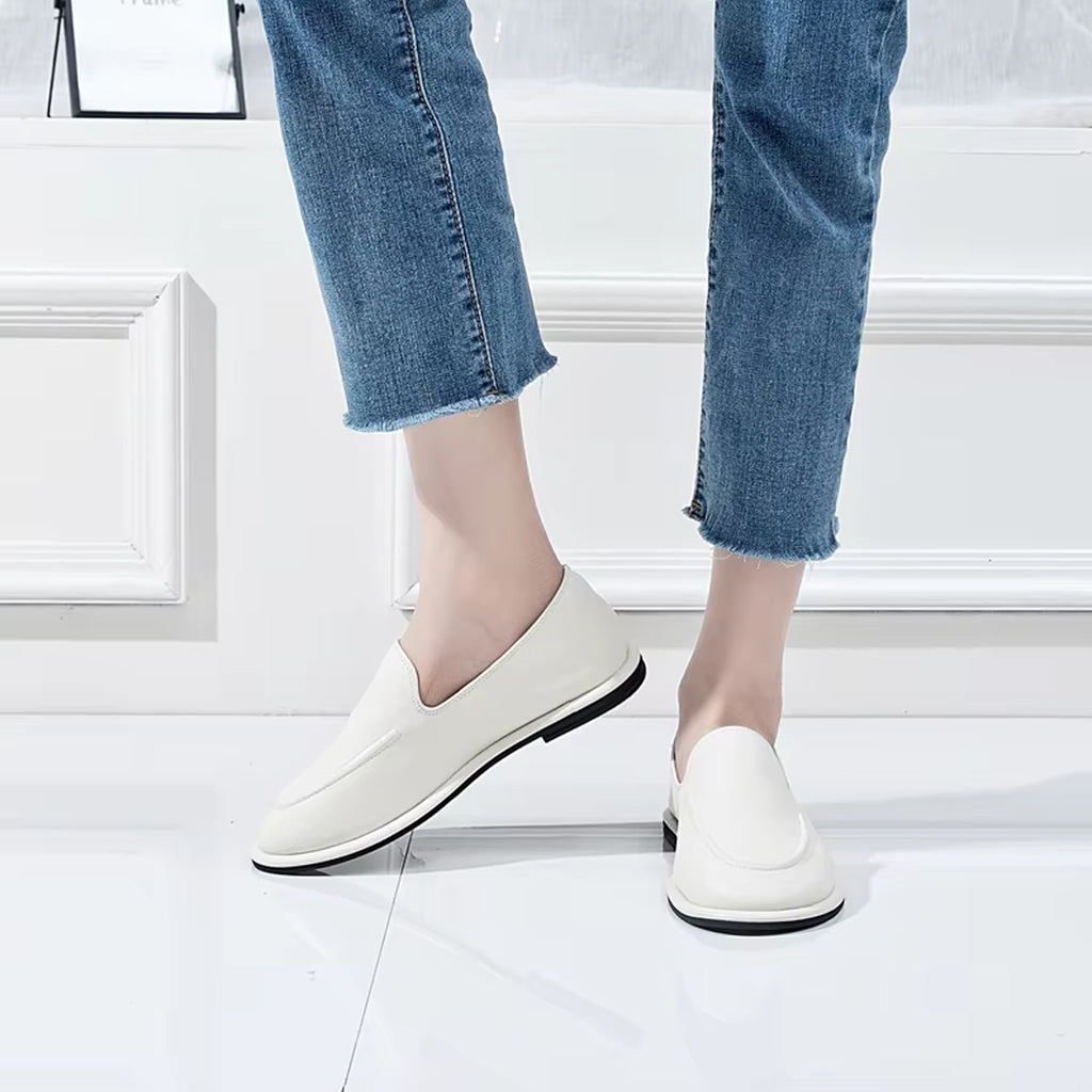 Loafer slipper i läder för kvinnor, bild 7 av 10