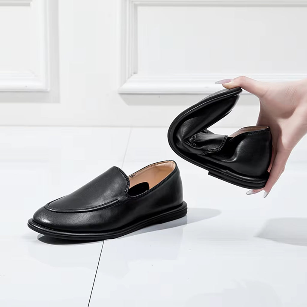 Loafer slipper i läder för kvinnor, bild 6 av 10