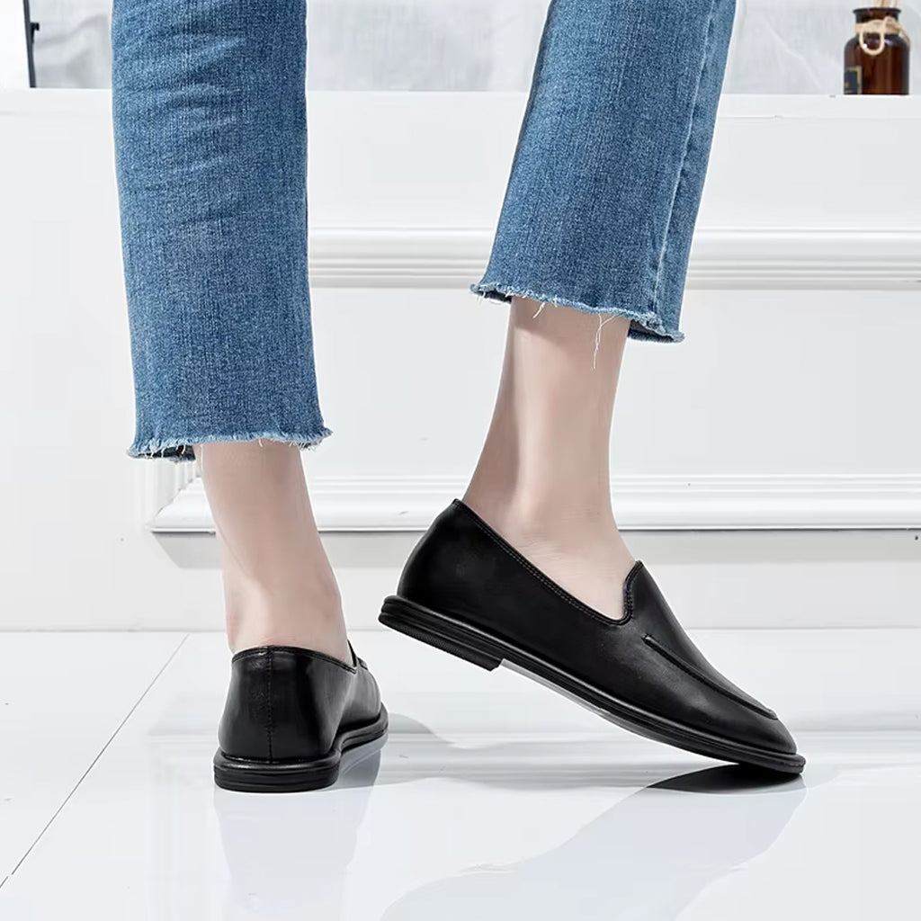 Loafer slipper i läder för kvinnor, bild 5 av 10