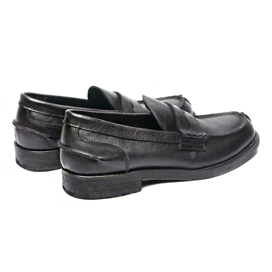 Loafers i äkta läder, brun eller svart, för herr