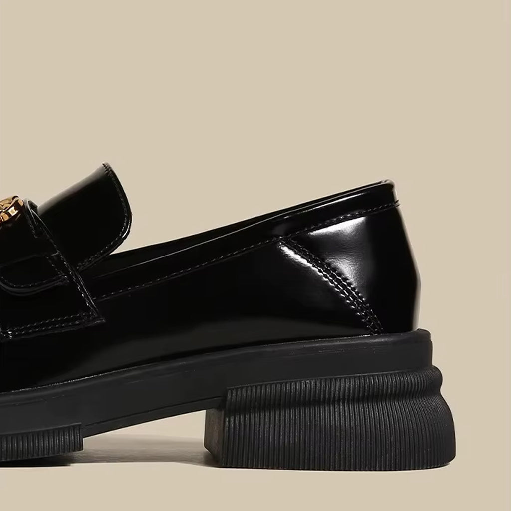 Loafers med platåsula och blomdetaljer, bild 14 av 14