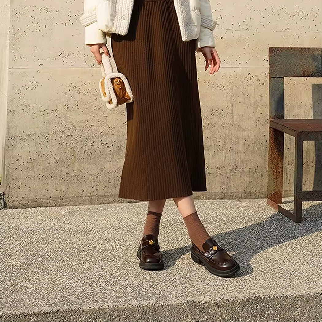 Loafers med platåsula och blomdetaljer, bild 8 av 14