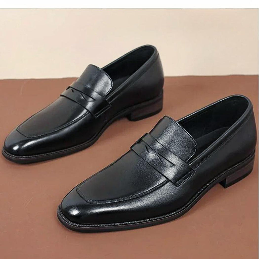 Eleganta loafers i äkta läder för herr