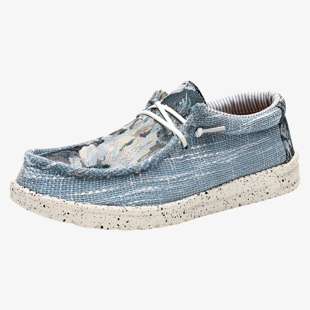 Loafers för herr med originella mönster