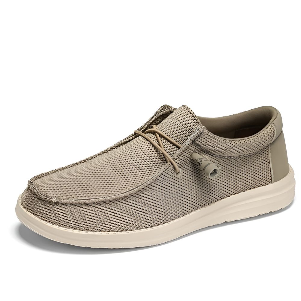 Promenadloafers i tyg för herr