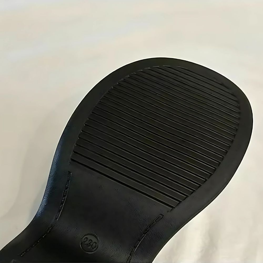 Loafers med platåsula och silverrem, bild 7 av 9