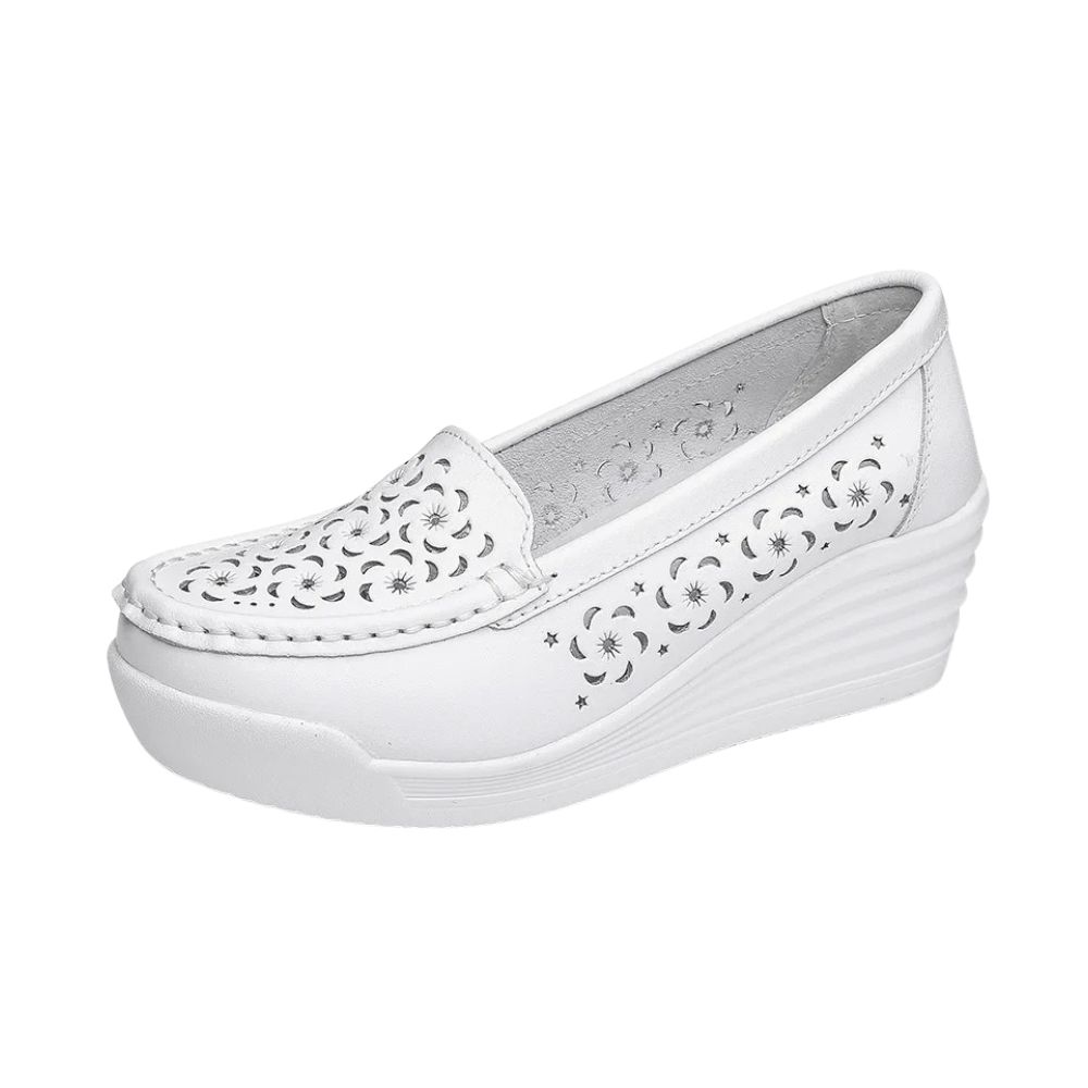 Andningsbara loafers med kilsula, bild 3 av 5