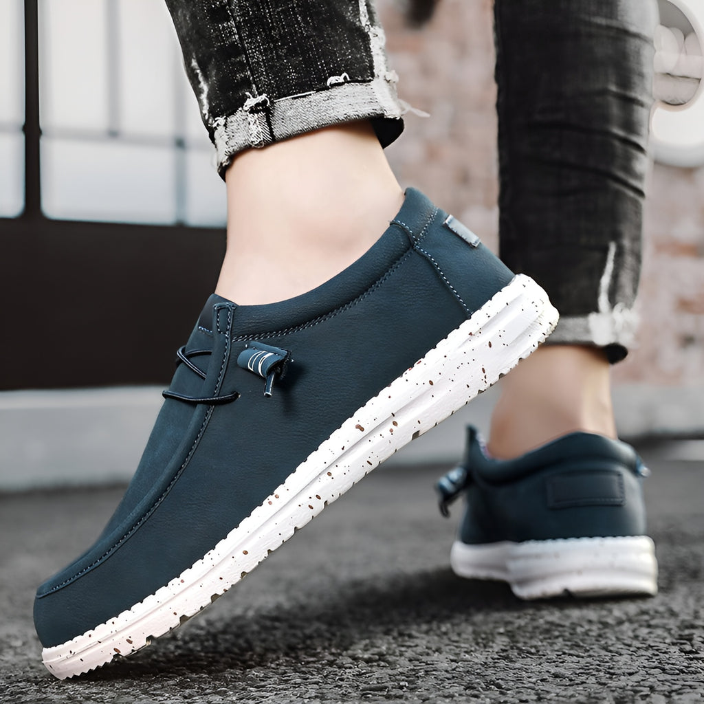 Amerikanska loafers i konstläder för herrar, bild 12 av 14