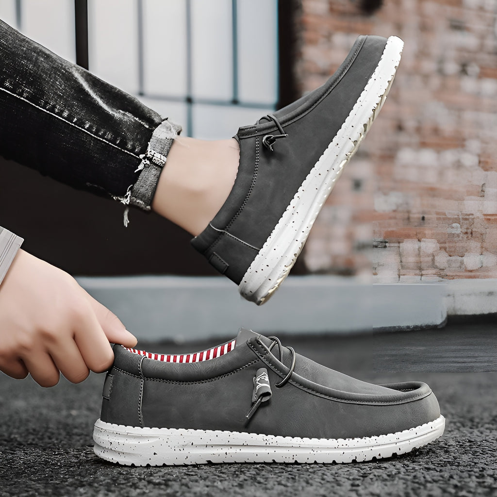Amerikanska loafers i konstläder för herrar, bild 13 av 14