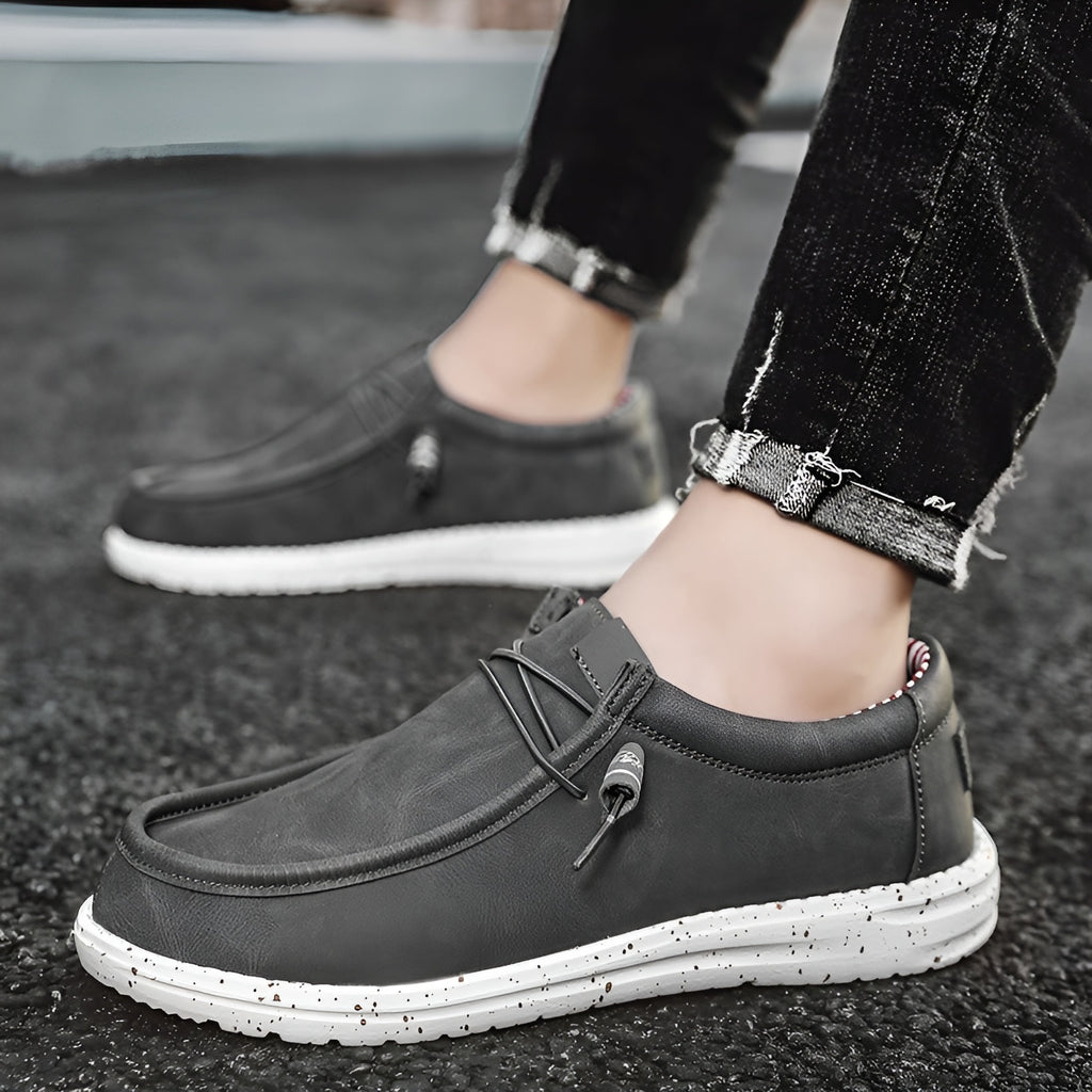Amerikanska loafers i konstläder för herrar, bild 3 av 14