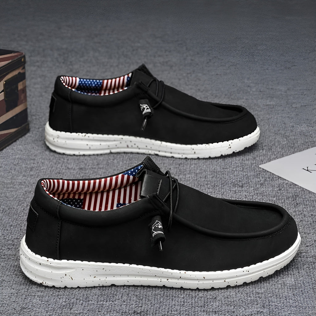 Amerikanska loafers i konstläder för herrar, bild 8 av 14