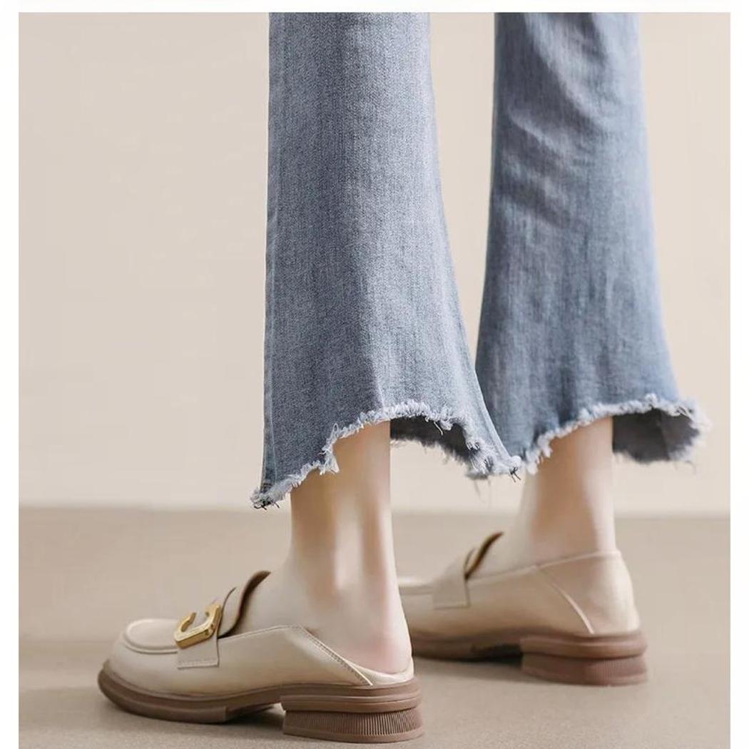 Mjuka och eleganta loafers i äkta läder för kvinnor, bild 11 av 13
