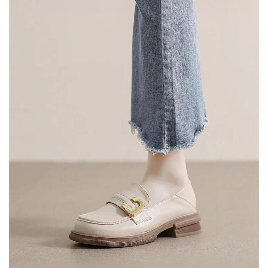 Mjuka och eleganta loafers i äkta läder för kvinnor, bild 3 av 13