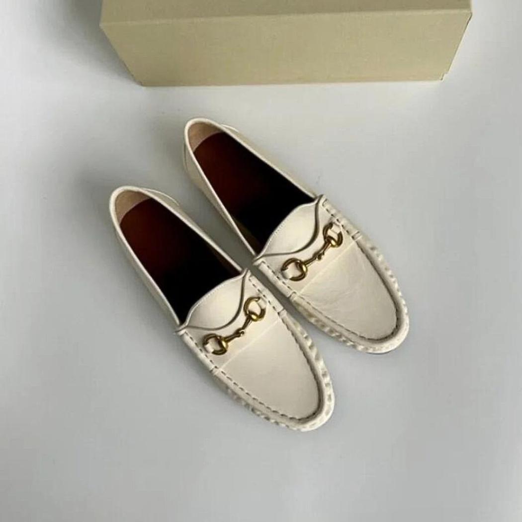 Mjuka loafers i äkta läder för dam