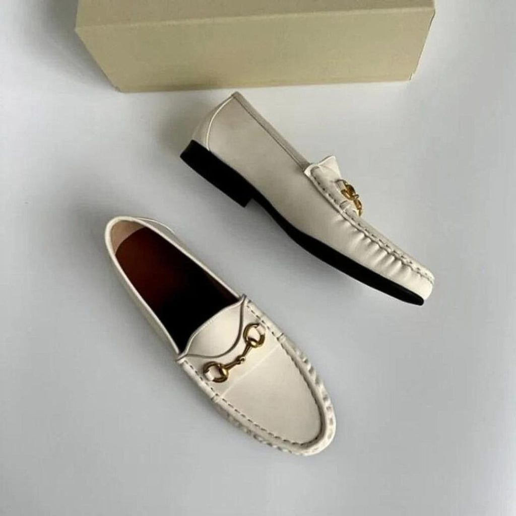 Mjuka loafers i äkta läder för dam