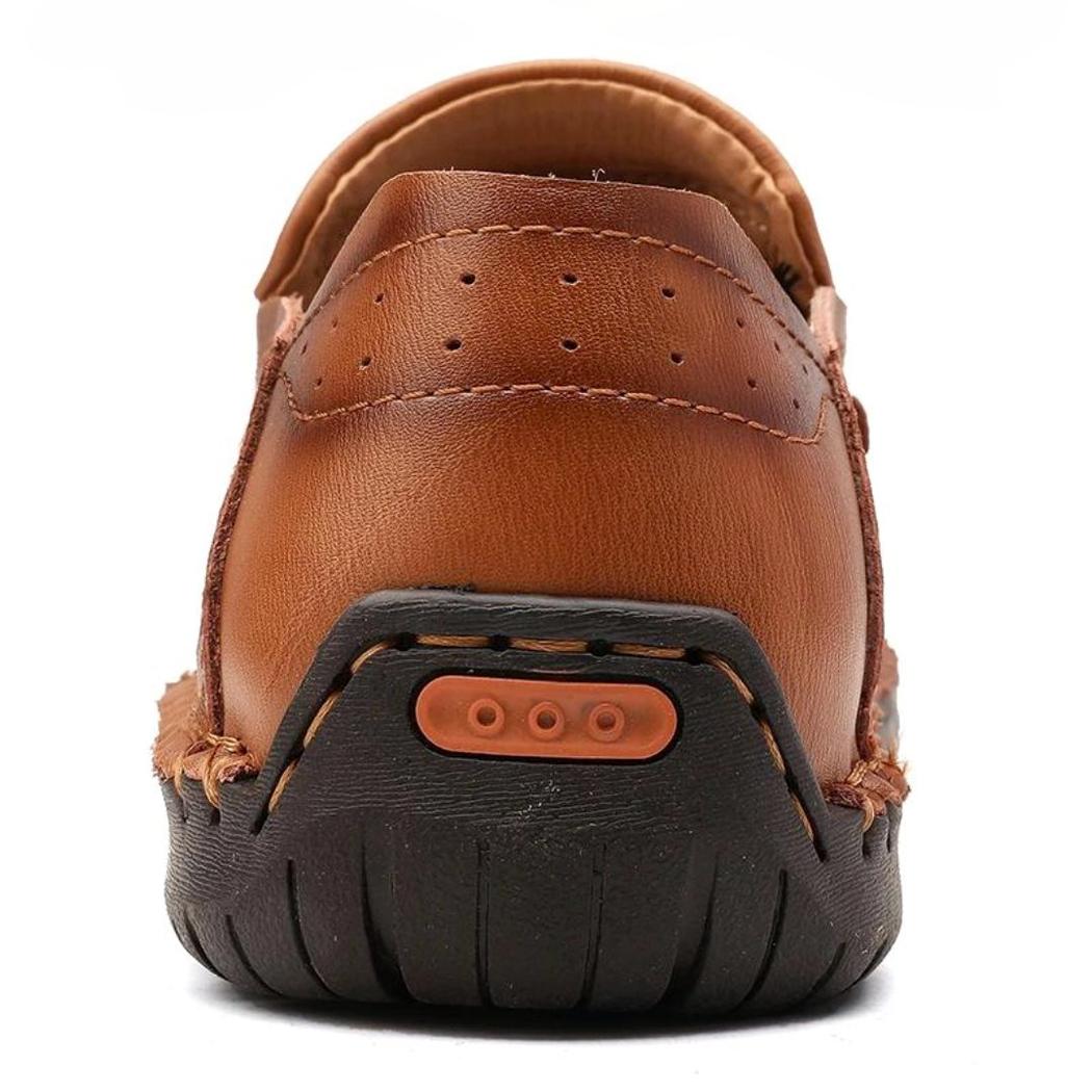 Mjuka loafers i syntetiskt läder för herr