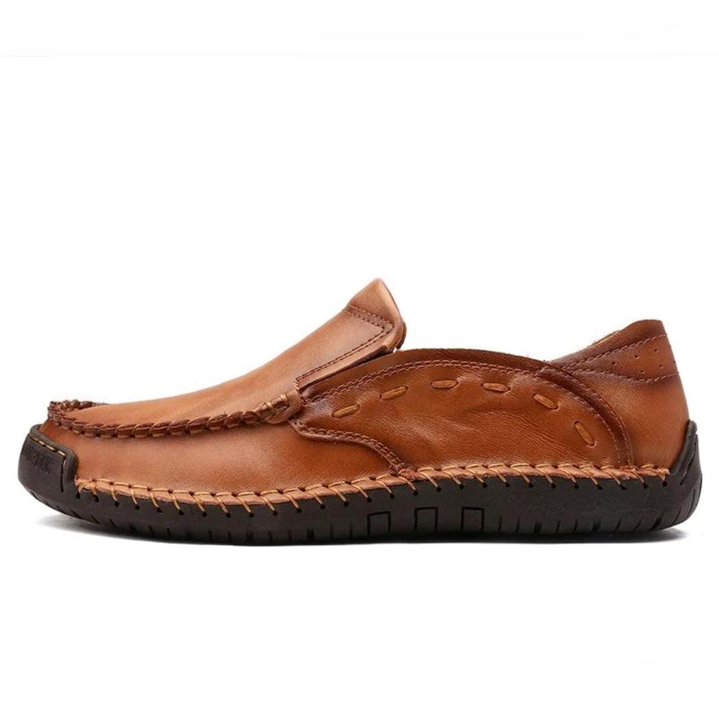 Mjuka loafers i syntetiskt läder för herr