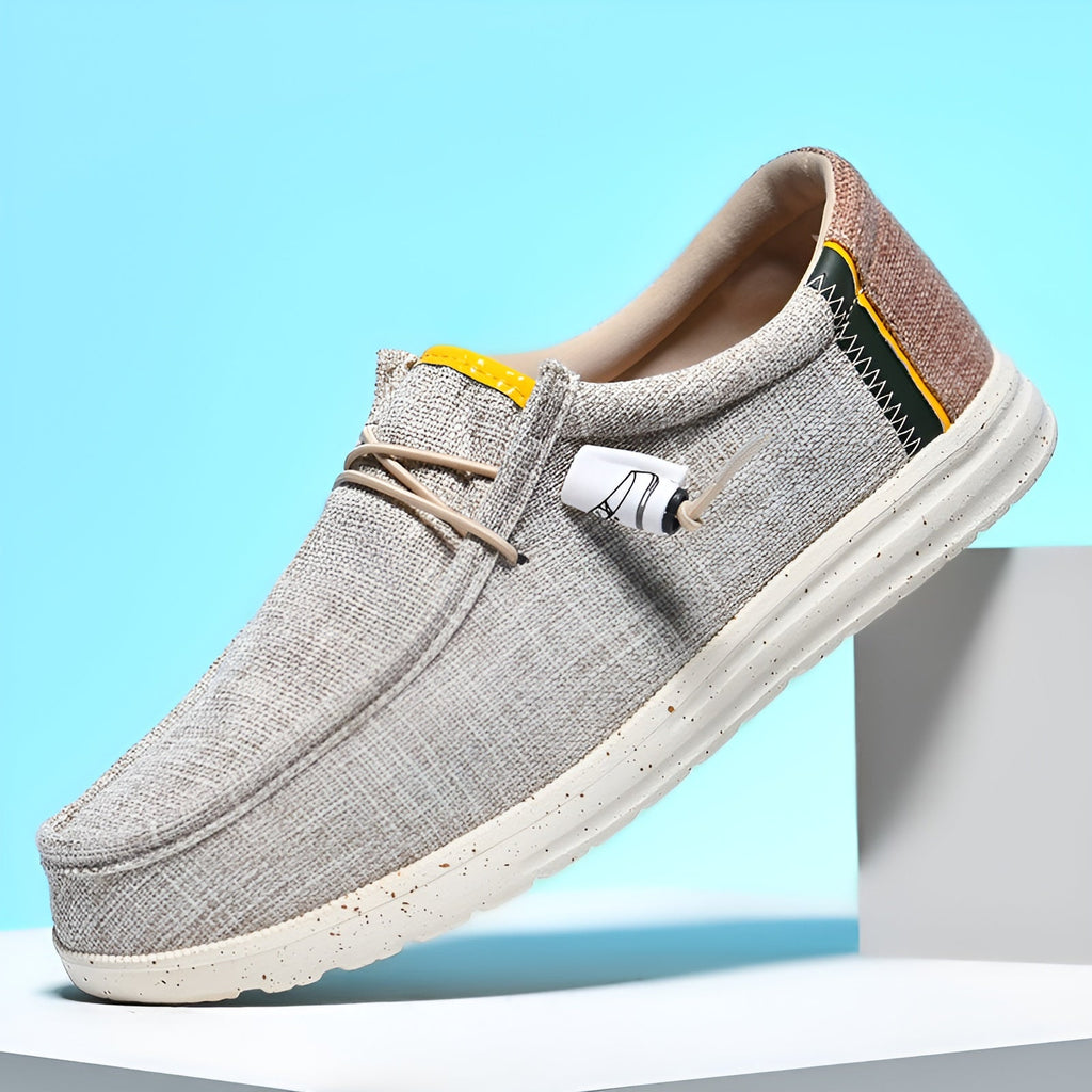 Loafers i tyg för herr