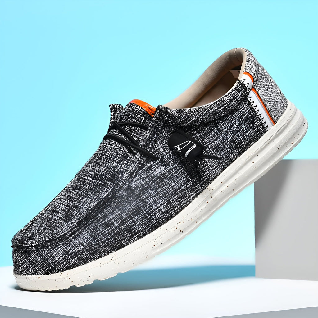 Loafers i tyg för herr