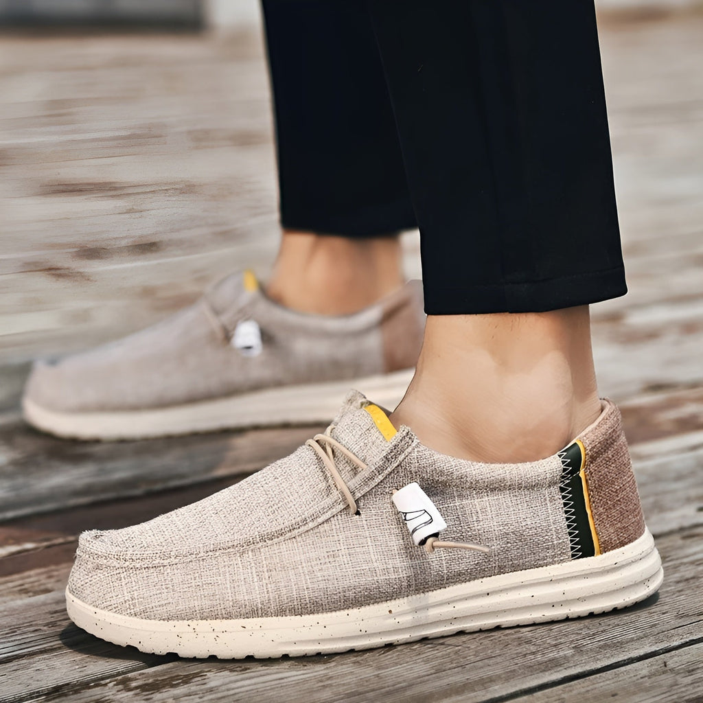 Loafers i tyg för herr
