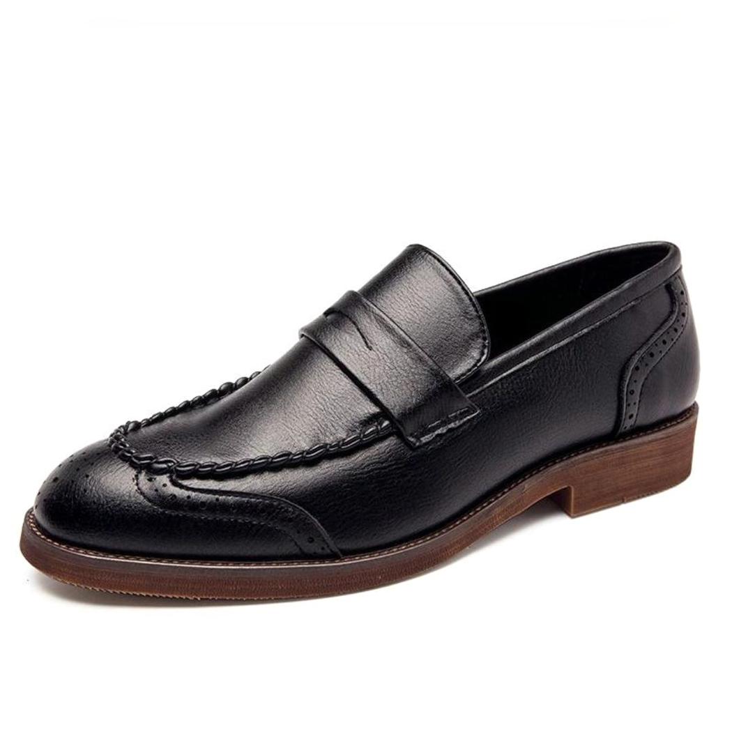 Glansiga loafers i äkta läder för herr