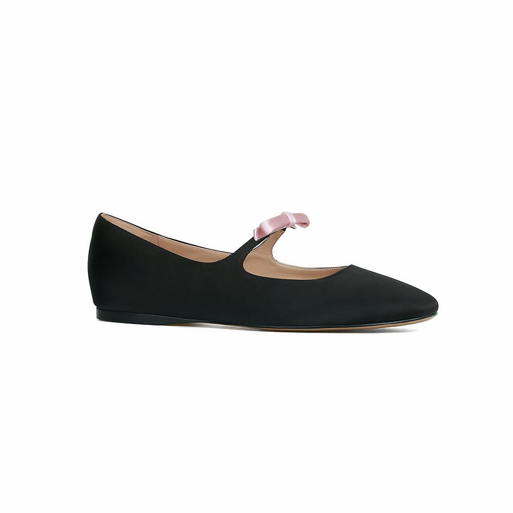 Mary Jane-loafer med fyrkantig tå och rosett, bild 7 av 7