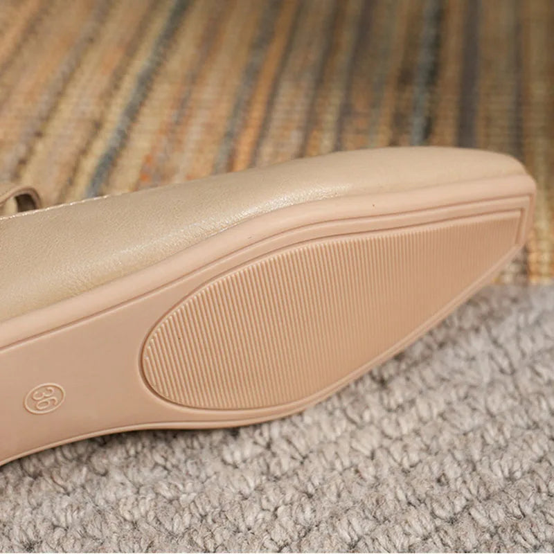 Mary Jane ballerinas med remmar Elegant och retro, bild 5 av 8