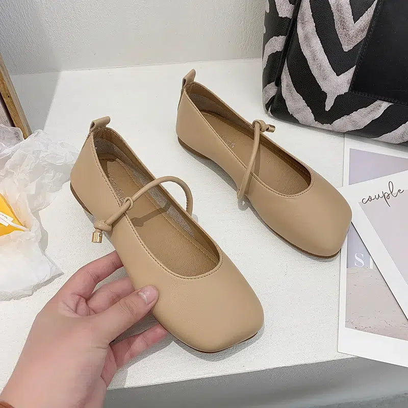 Mjuka och bekväma Mary Jane-ballettlägenheter för kvinnor, bild 2 av 8
