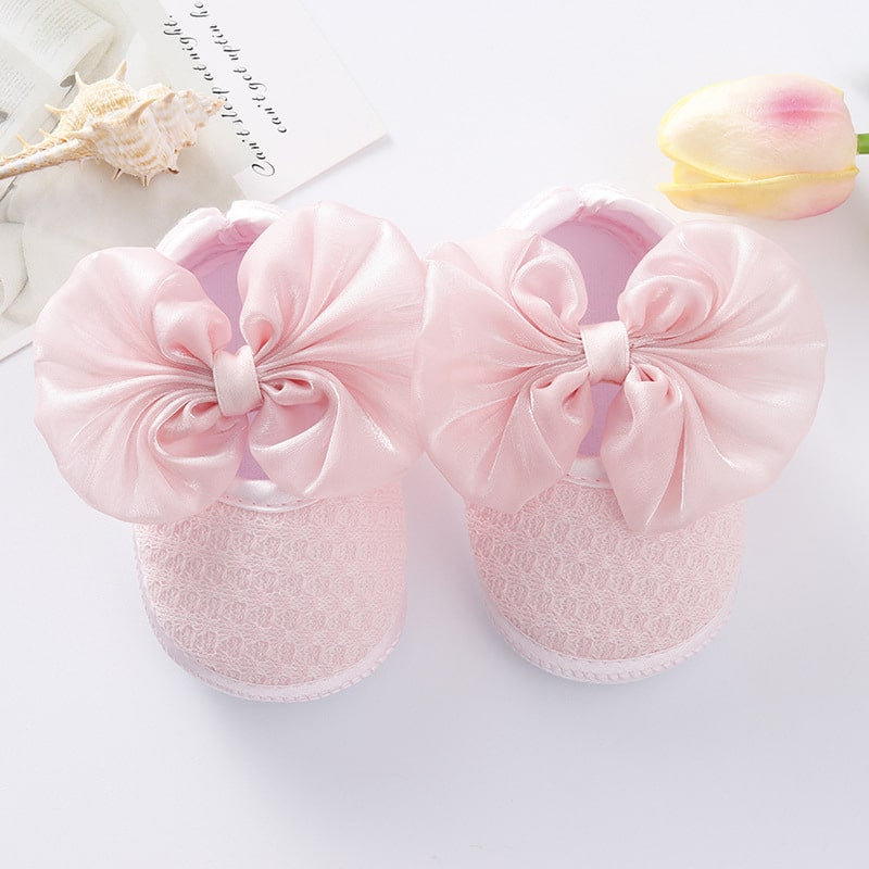Loafer med rosett och mjuk sula för babyflicka, bild 4 av 9