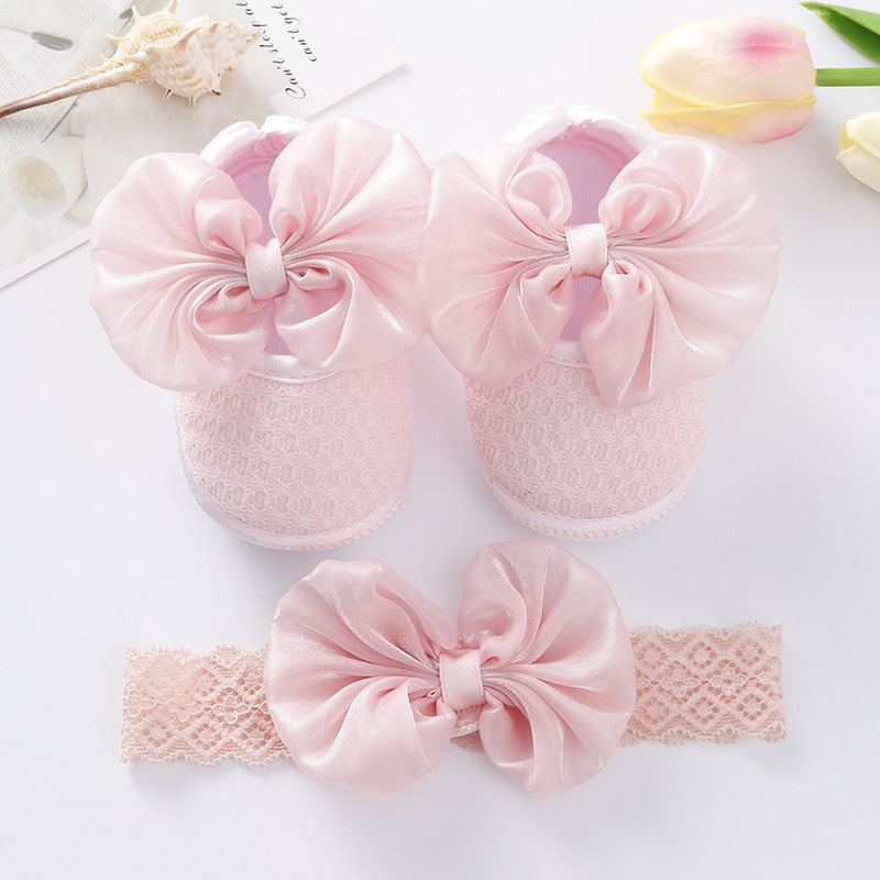Loafer med rosett och mjuk sula för babyflicka, bild 2 av 9