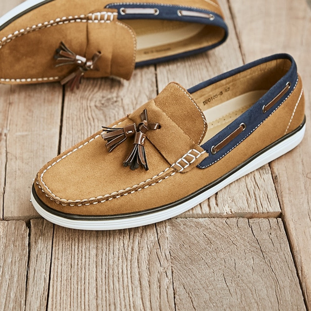 Loafers med tofs i båtskomodell för herr, bild 3 av 10