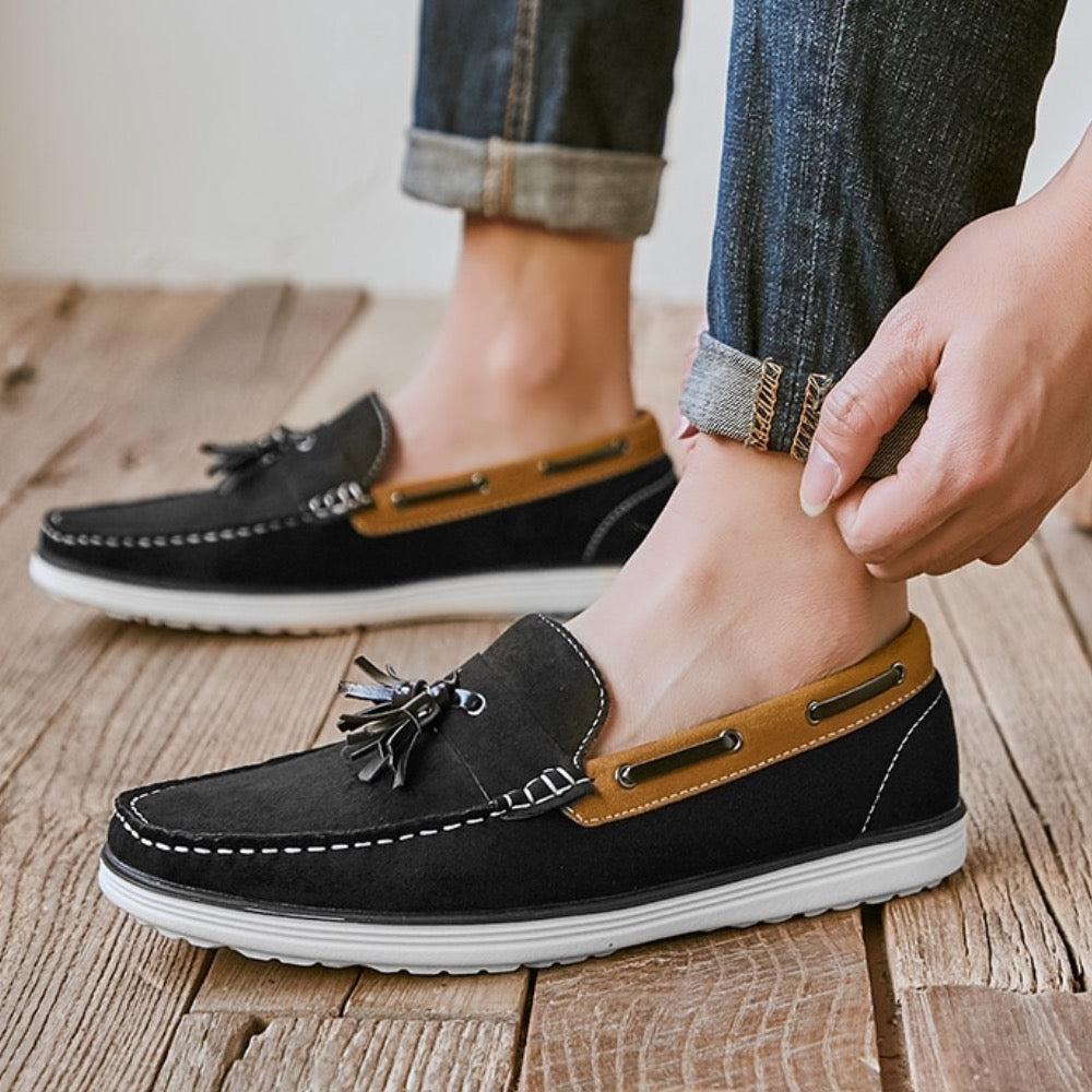 Loafers med tofs i båtskomodell för herr, bild 4 av 10