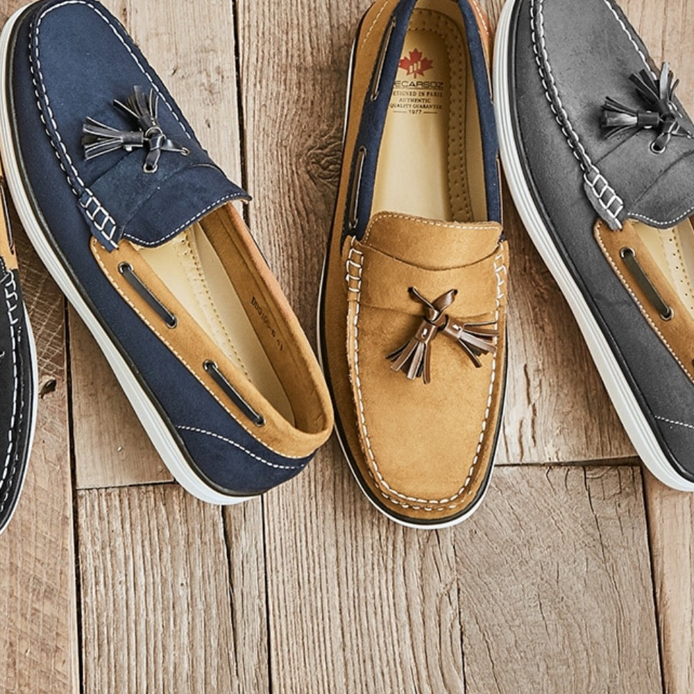 Loafers med tofs i båtskomodell för herr, bild 6 av 10