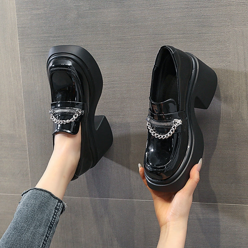 Loafers med 8 cm klack för kvinnor, bild 3 av 7