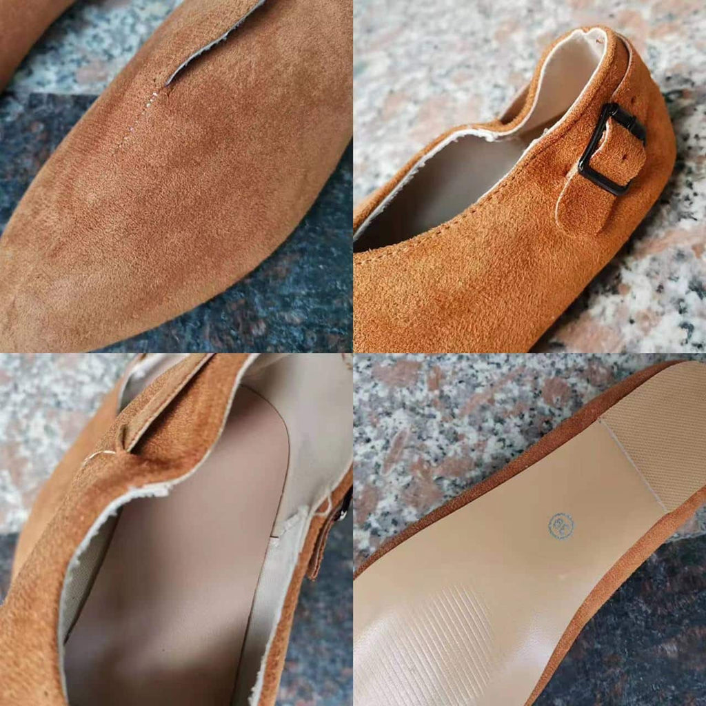 Sommarloafers i syntetmocka för damer, bild 6 av 9