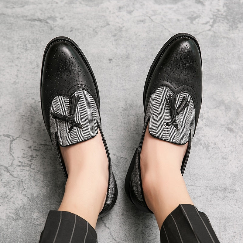 Trendiga loafers med tofsar, bild 8 av 9