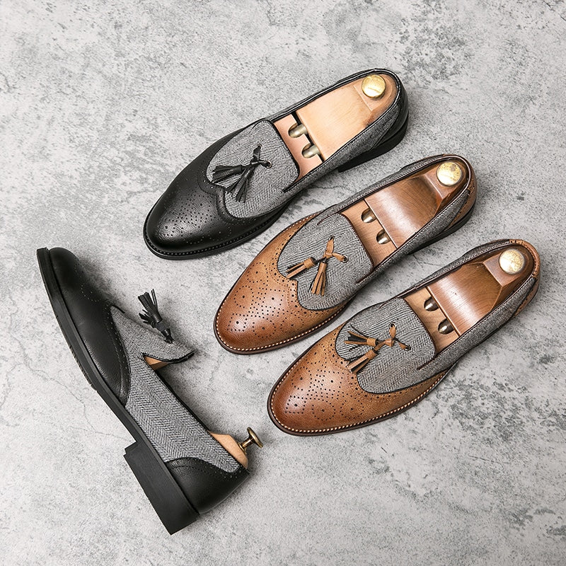 Trendiga loafers med tofsar, bild 7 av 9