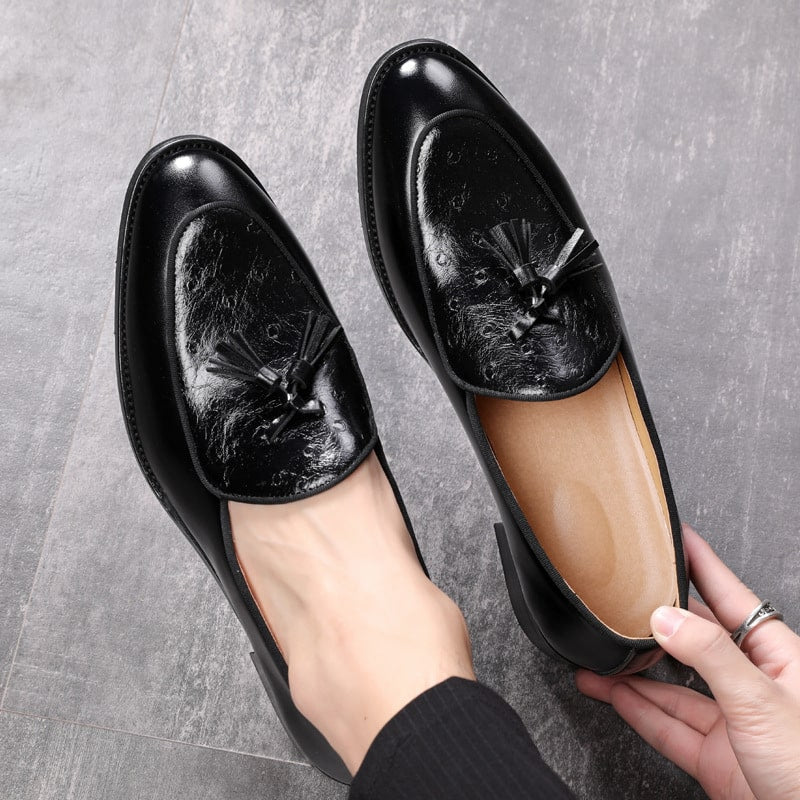 Chica loafers i läder med tofs för herrar, bild 4 av 5