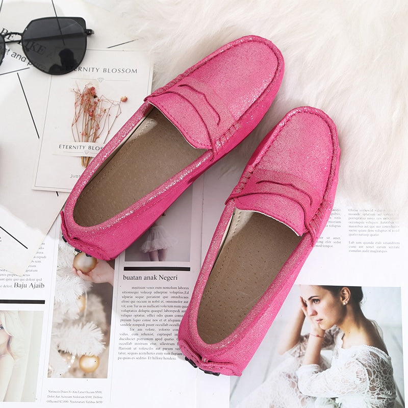 Glittrande loafers för dam – vår/sommar, bild 3 av 9