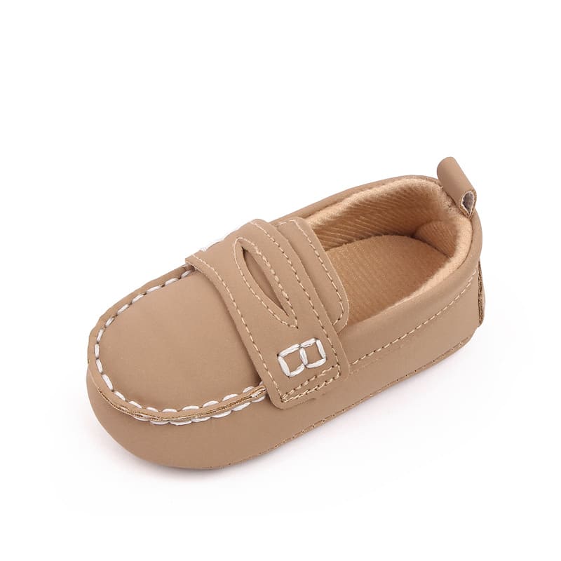 Klassiska läderloafers för babyflickor, bild 6 av 6