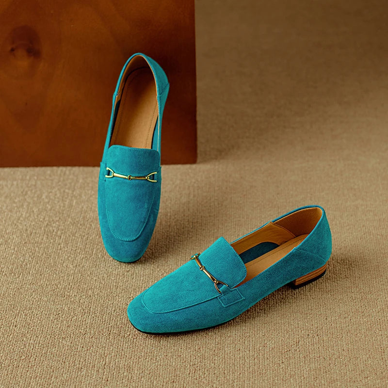 Loafers dam buret med jeans
