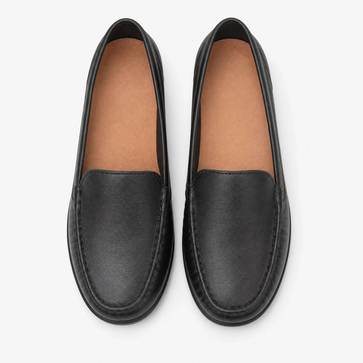 Komfortloafers för dam med mjuk sula, helbild Bild
