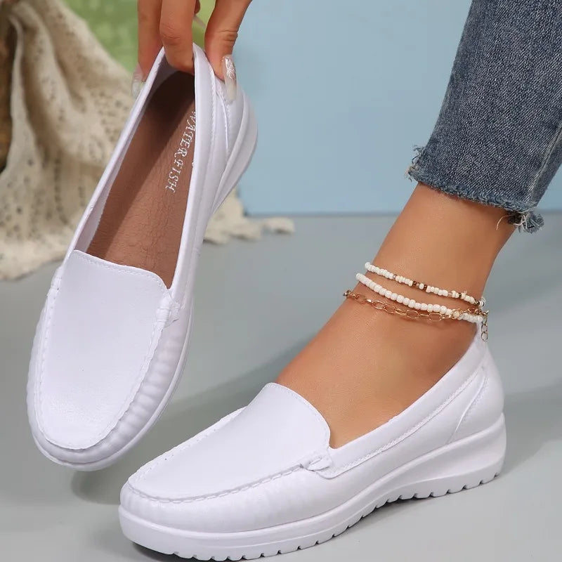 Damloafers med slip-on-snitt