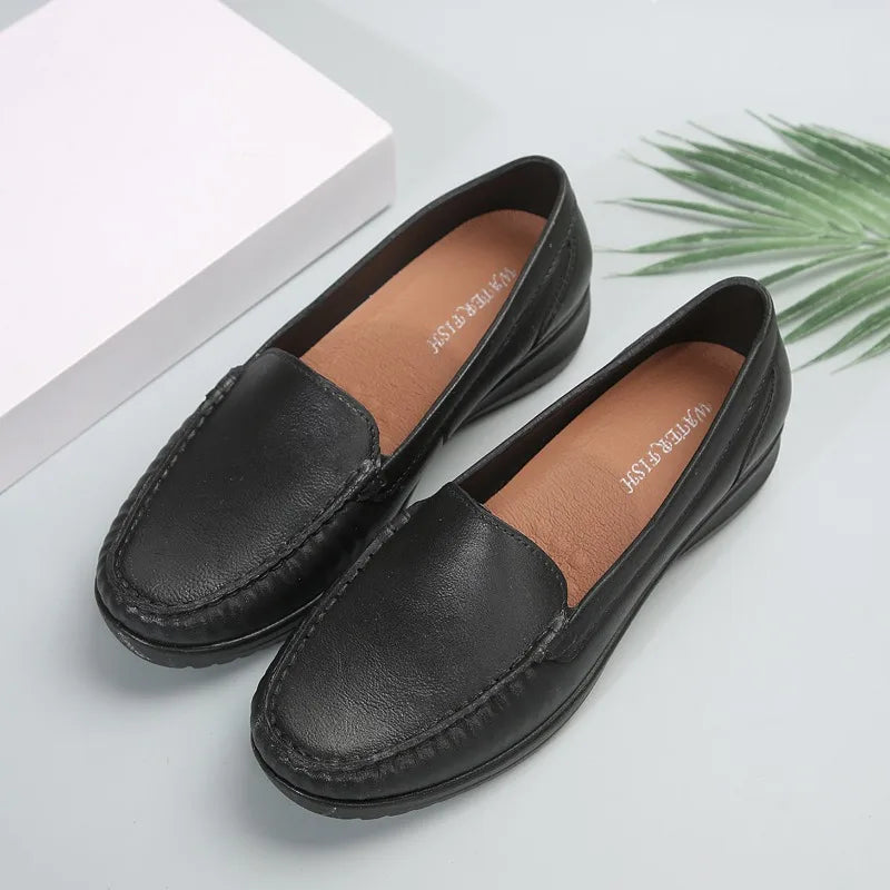 Loafers för dam, bakifrån